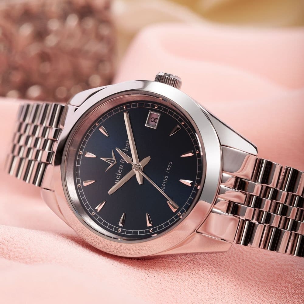 Lucien Rochat Madame – Orologio Donna Silver con Quadrante Blu (R0453114507) - 7