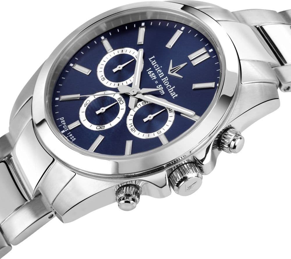 Lucien Rochat Lèman – Cronografo Uomo Blu Acciaio (R0473617003) - 3