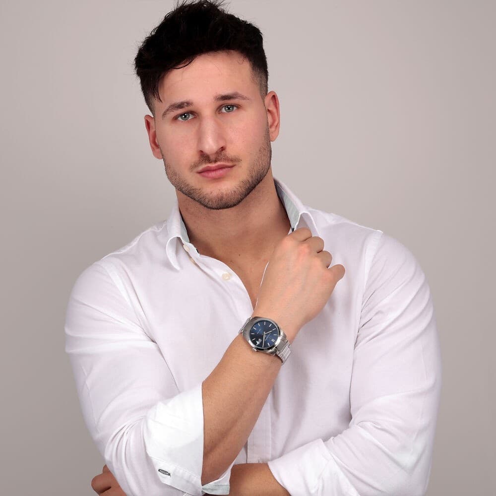 Lucien Rochat Lèman Uomo Blu Acciaio 41mm (R0453114002) - 6
