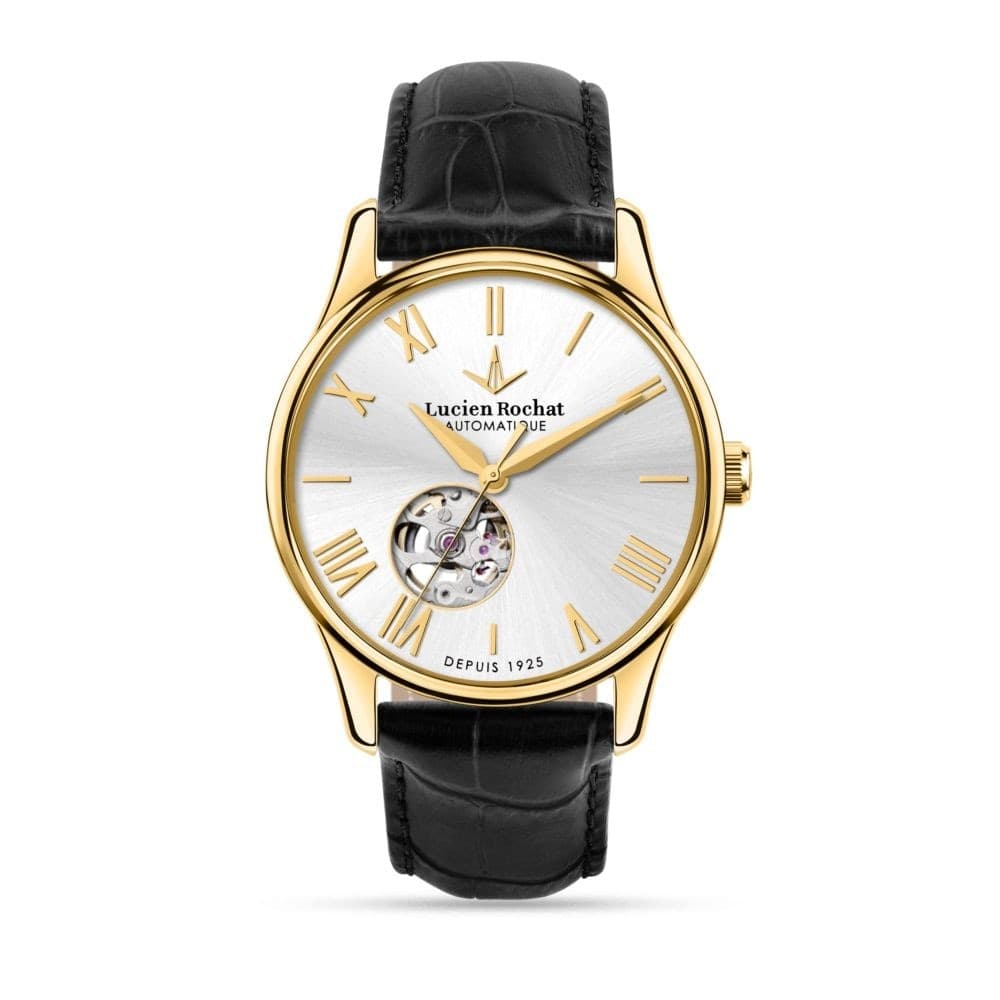 Lucien Rochat Montreux Gold Pelle Nera (R0421115006)