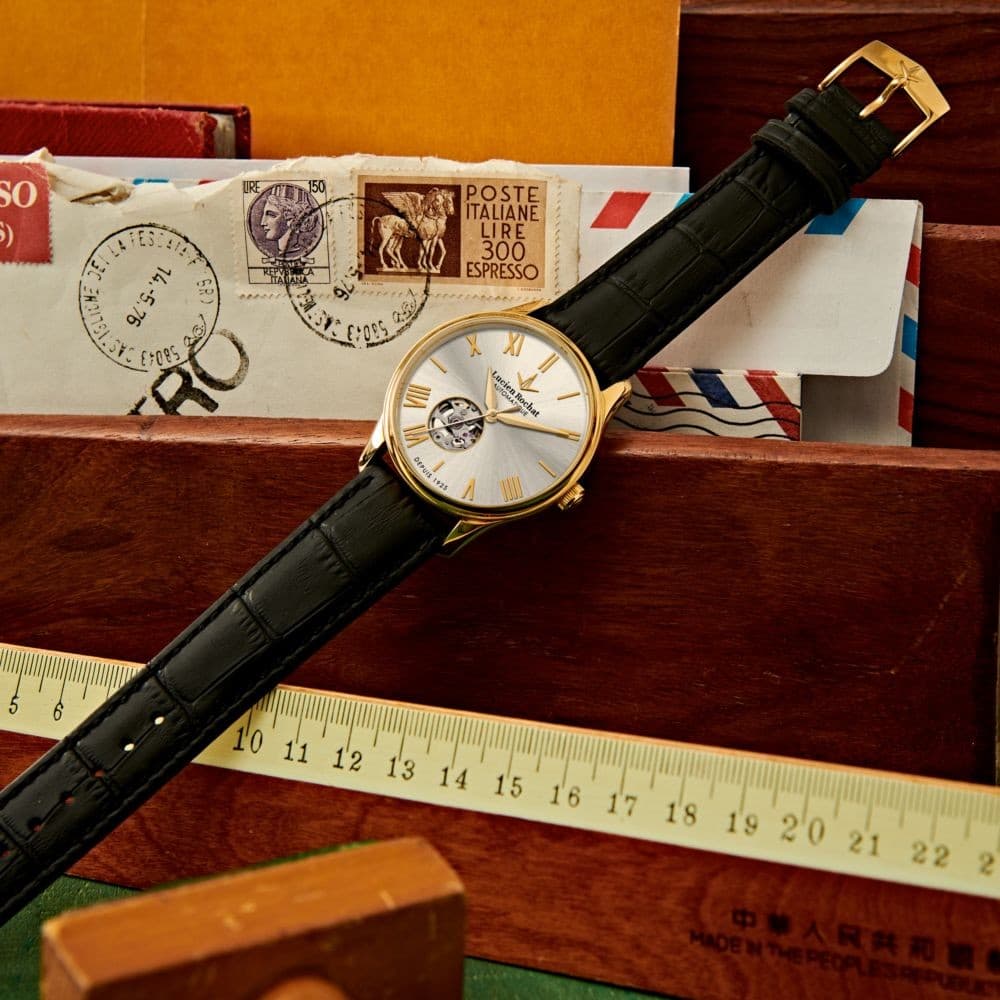 Lucien Rochat Montreux Gold Pelle Nera (R0421115006) - 5