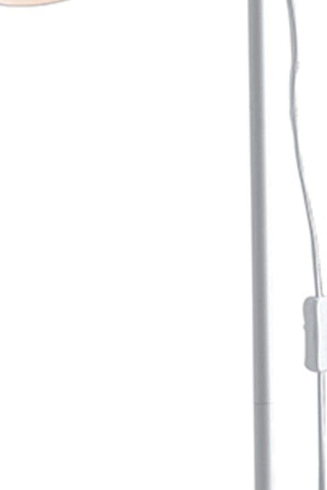 Piantana Metallo Bianco Orientabile Lampada da Terra Moderna E27 - 4