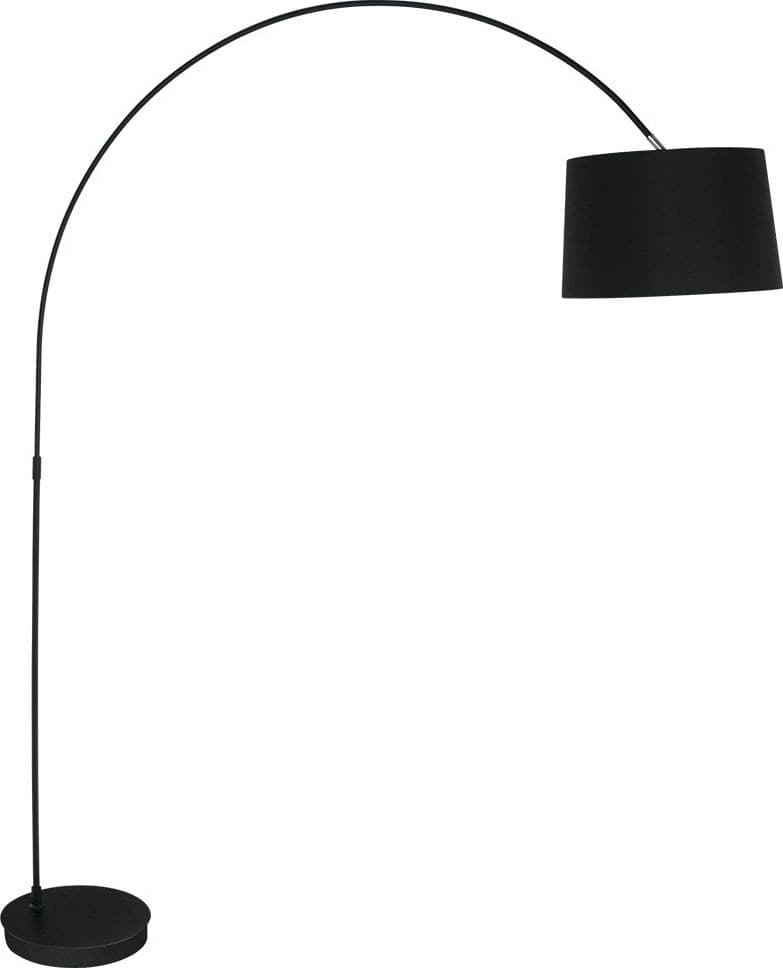 Lampada da terra Piantana ad Arco nera 60 watt E27