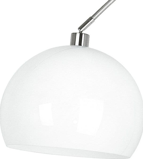 Lampada Arco Metallo Bianco Piantana Interno Moderno E27 - 3