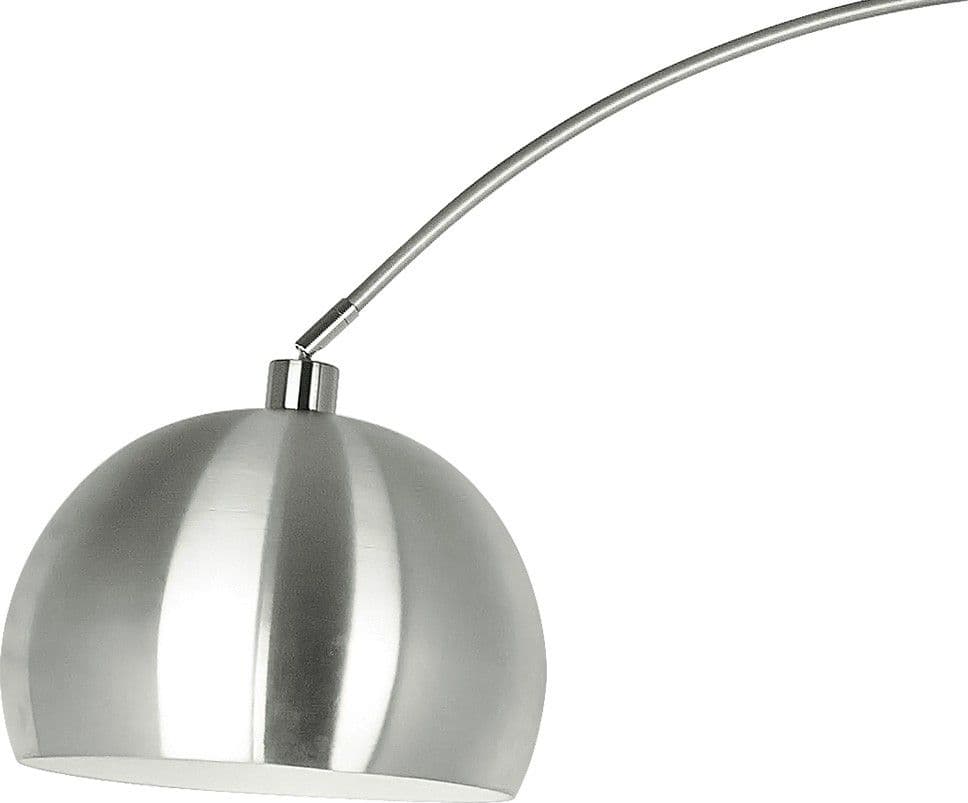 Lampada Arco Metallo Nikel Piantana Moderna Interni E27 - 3