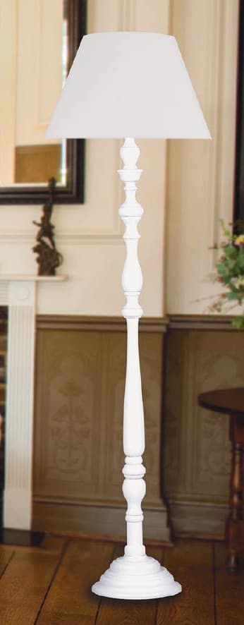 Lampada da terra Piantana in legno dal design classico 60 watt E27 - 2