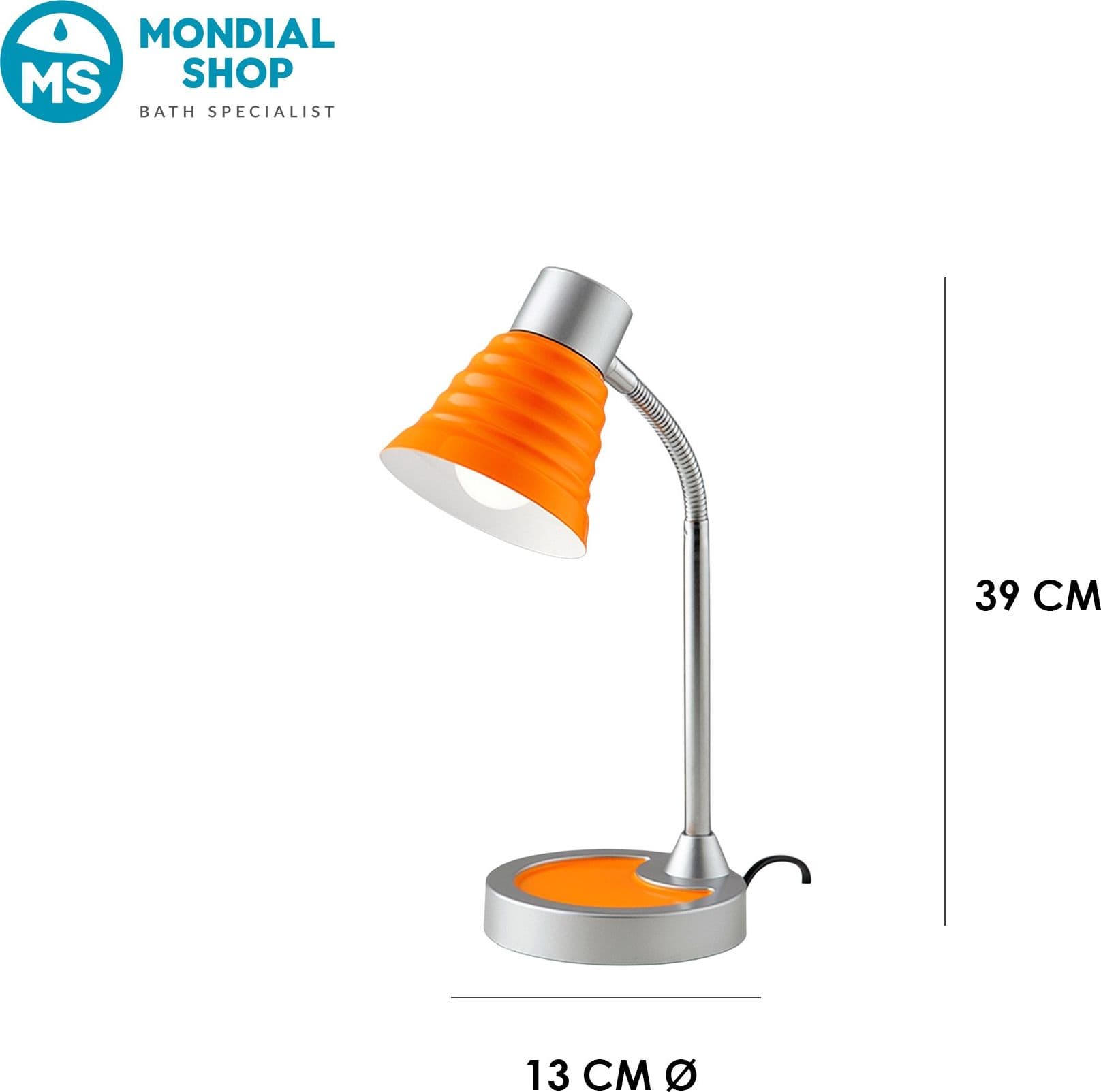 Lampada da Lettura Disponibile in 4 varianti Orientabile Lampada da Tavolo adatta a camere e uffici Moderna E14 - 11