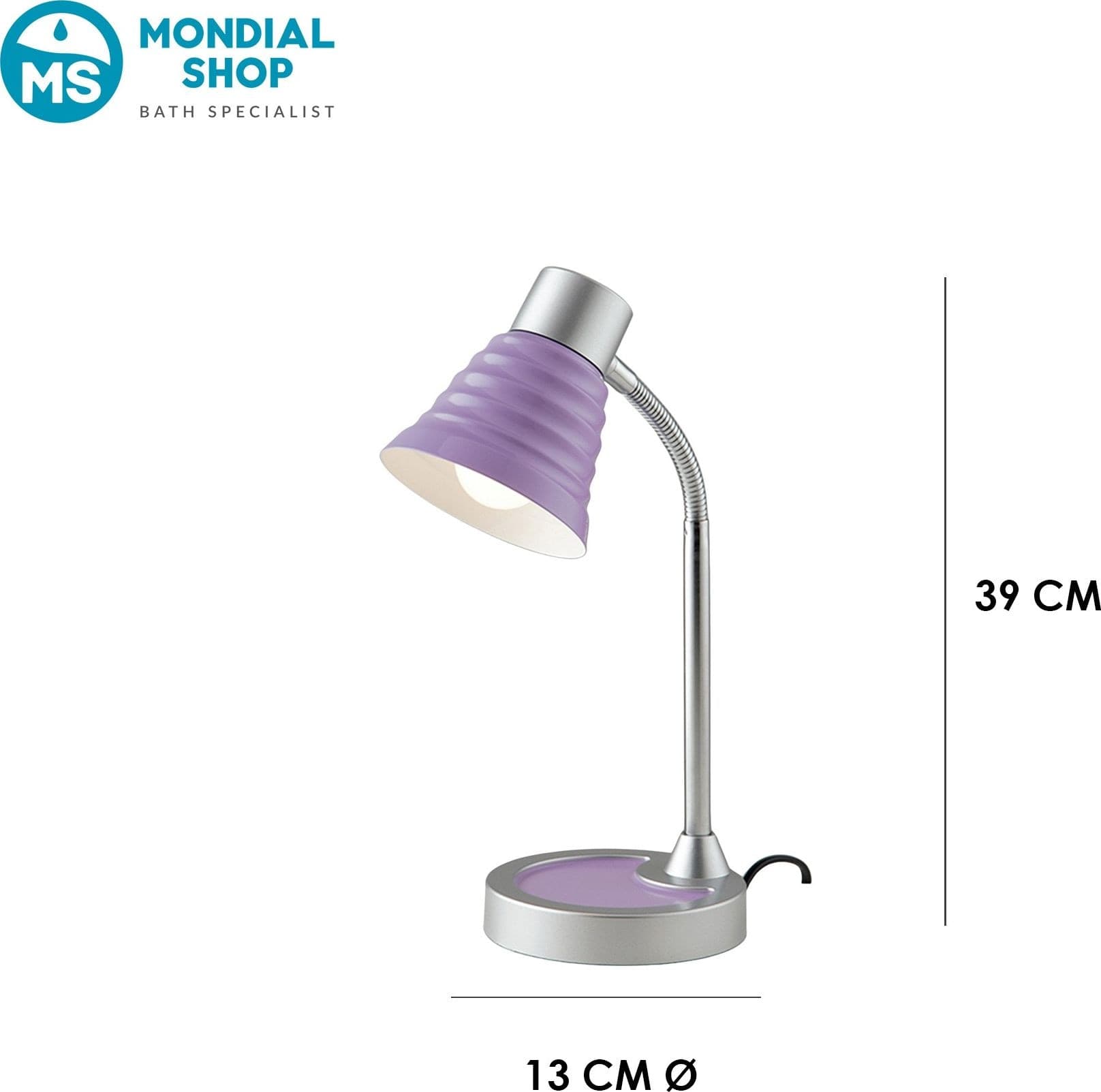 Lampada da Lettura Disponibile in 4 varianti Orientabile Lampada da Tavolo adatta a camere e uffici Moderna E14 - 15