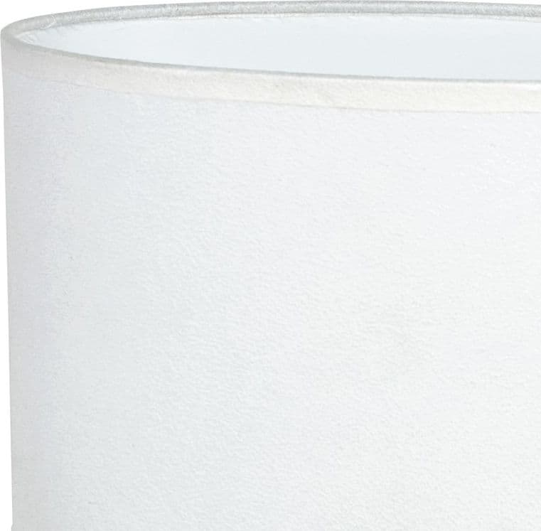 Lume da Comodino Moderno Adatta per camere e living Lampada in metallo oro e paralume bianco E14 - 5