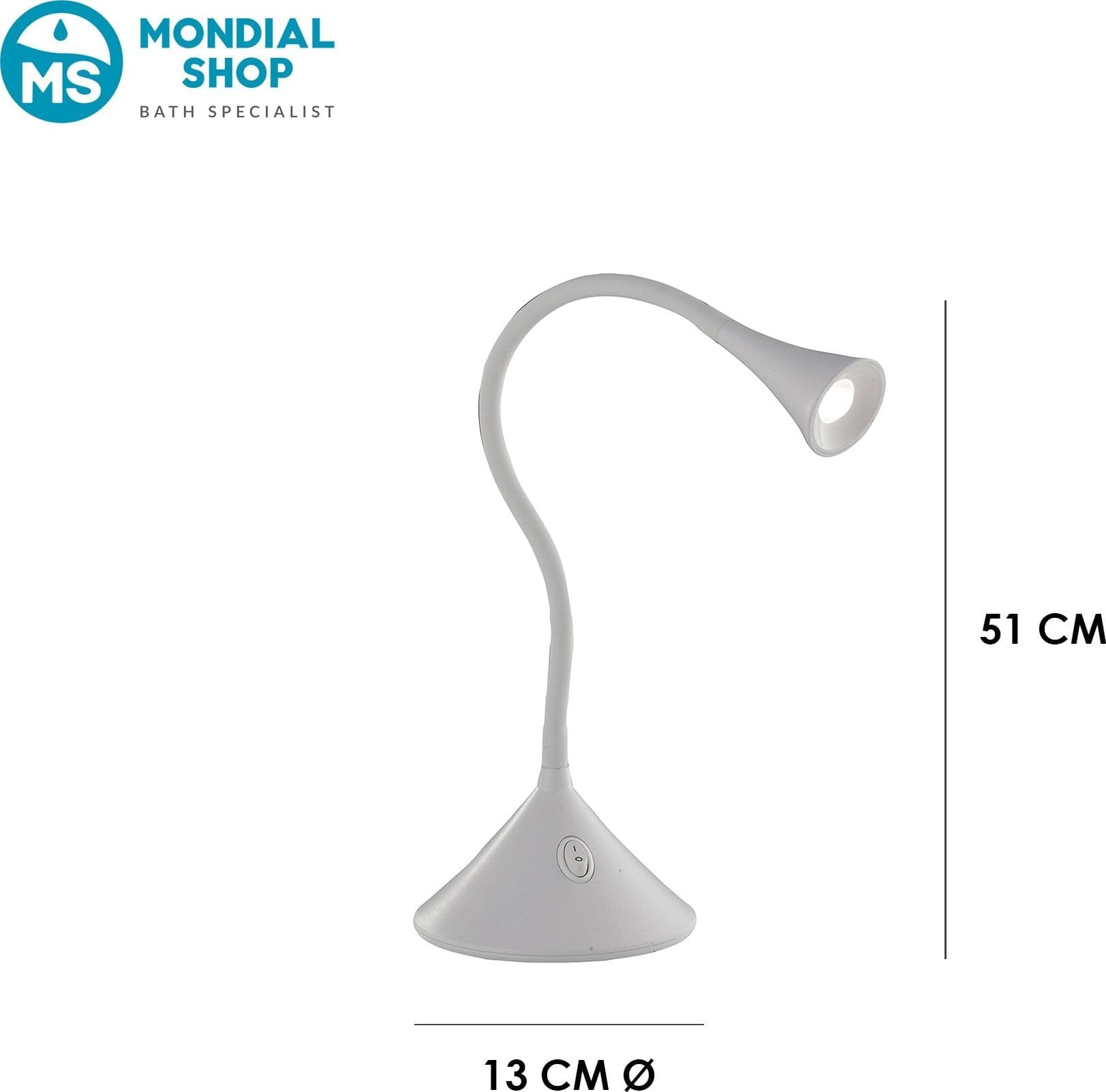 Lampada da Parete LED Flessibile Disponibile in nero o bianco - 8