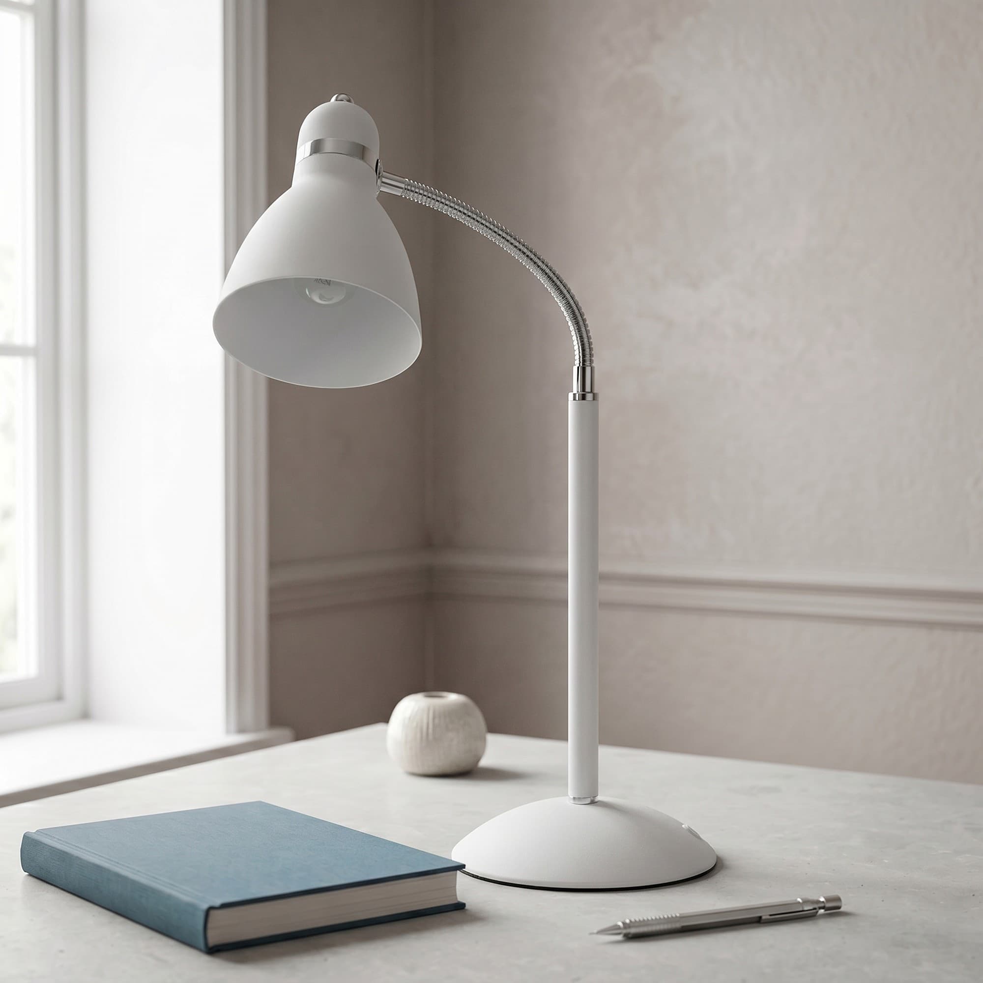 Lampada da Tavolo moderna Adatta per scrivanie di studi e camerette Disponibile in 3 varianti Orientabile E27 - 1