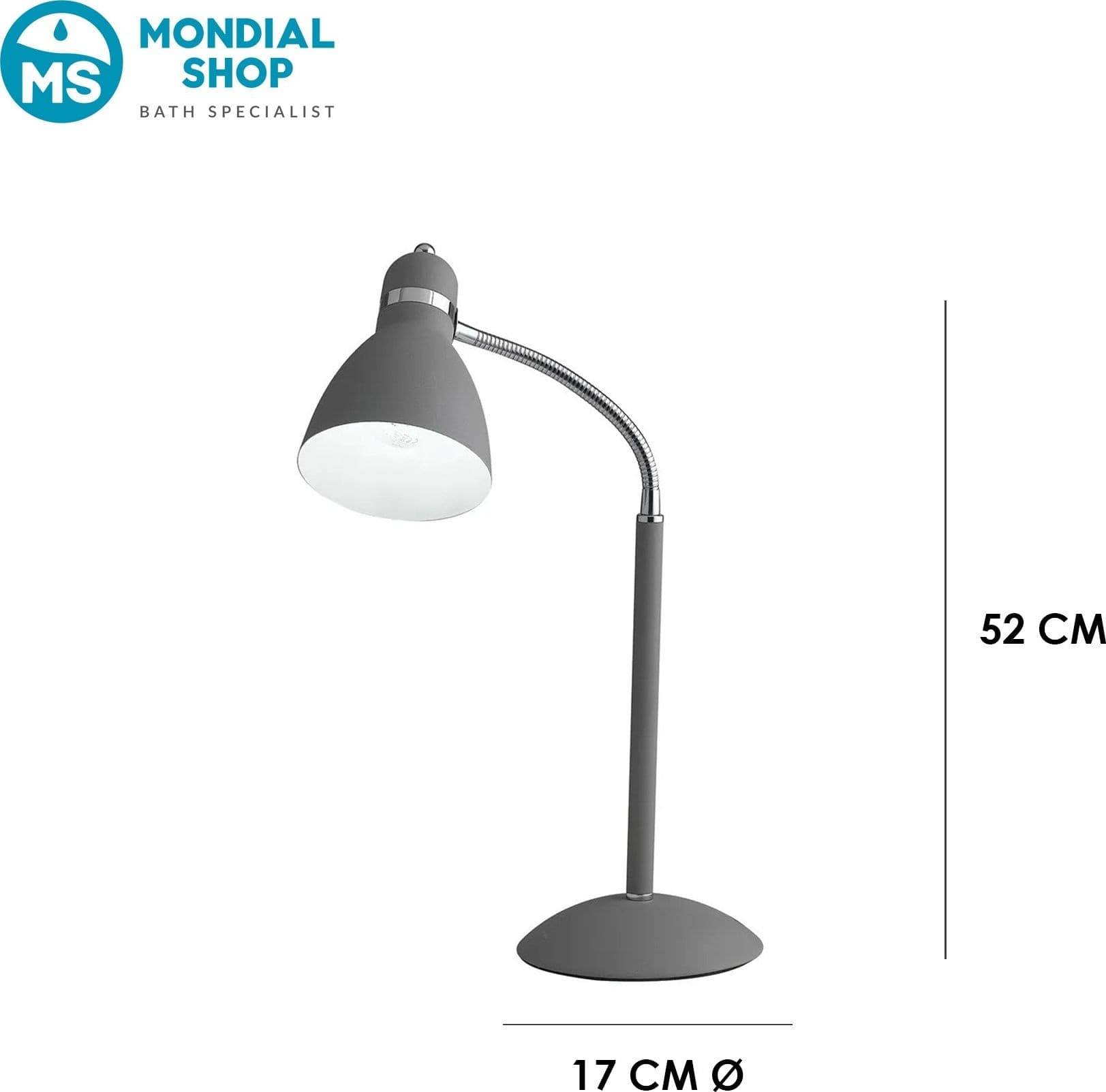 Lampada da Tavolo moderna Adatta per scrivanie di studi e camerette Disponibile in 3 varianti Orientabile E27 - 9