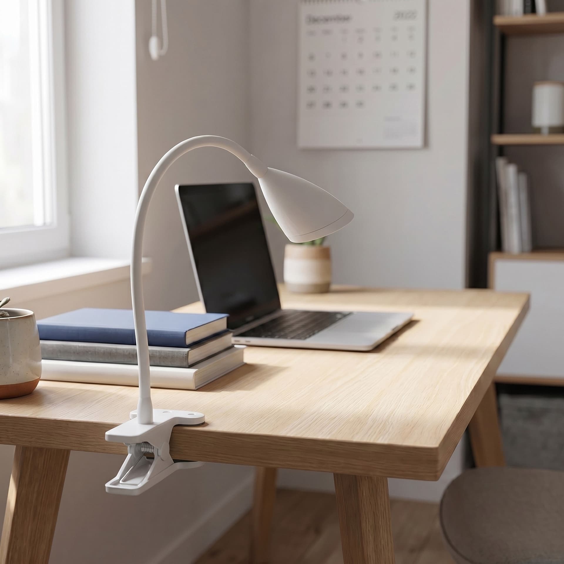 Lampada a Pinza LED Adatta scrivanie di camere e uffici Disponibile in 3 varianti Faretto flessibile 3.2W 4000K - 13