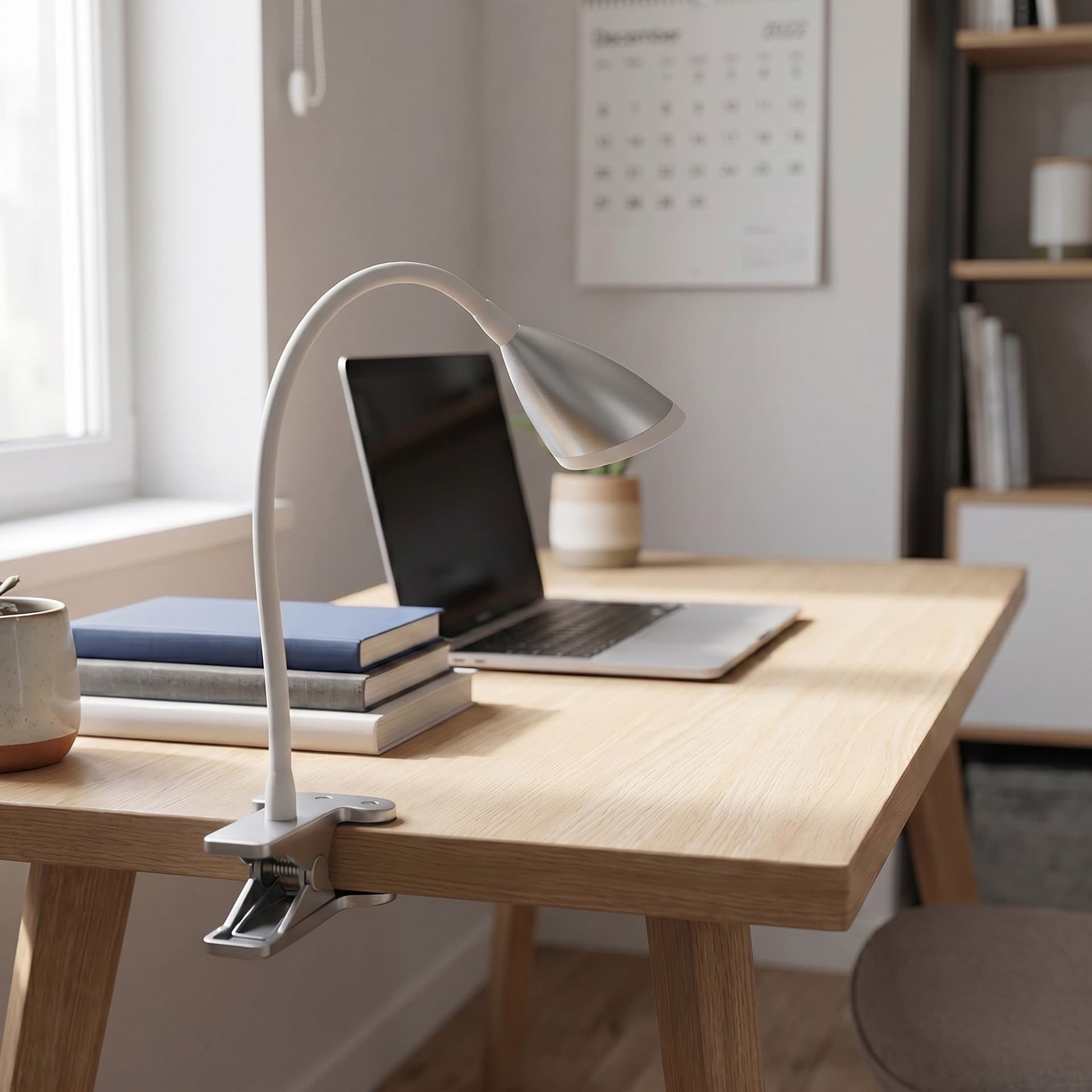 Lampada a Pinza LED Adatta scrivanie di camere e uffici Disponibile in 3 varianti Faretto flessibile 3.2W 4000K - 8