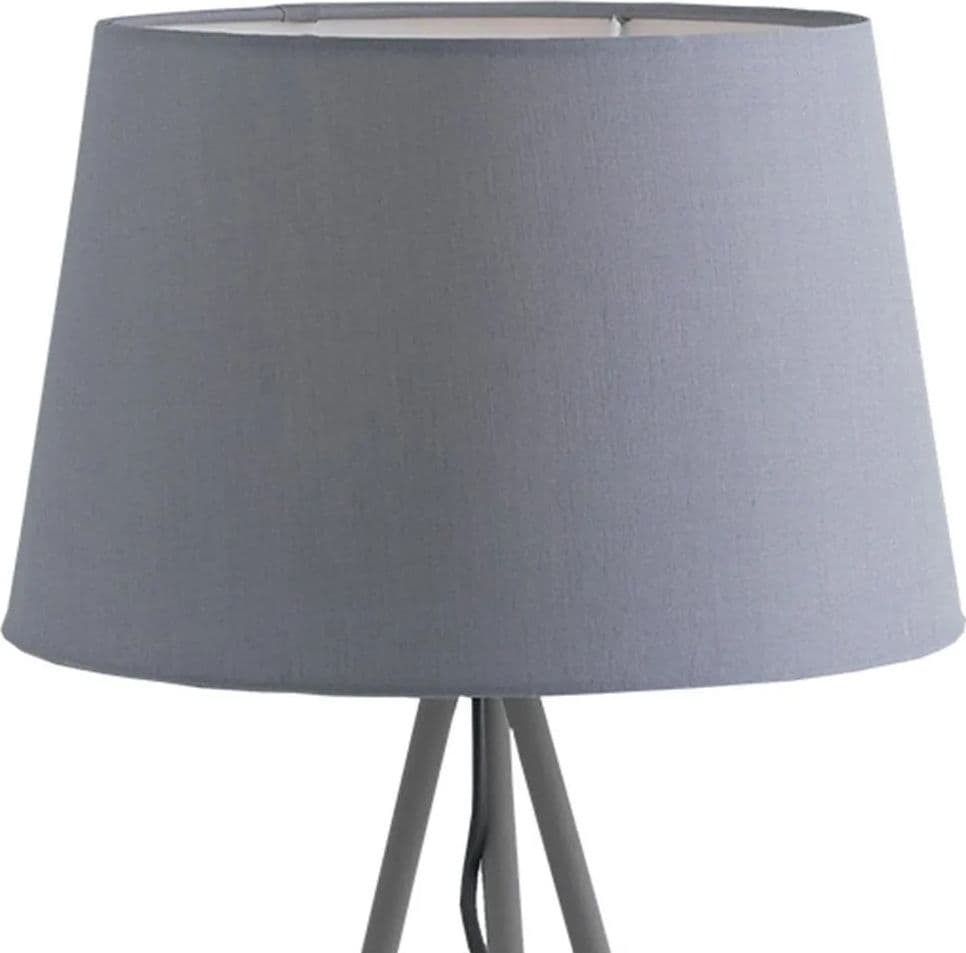 Lampada da Tavolo a treppiede con paralume in tessuto Disponibile in 3 varianti E27 - 16