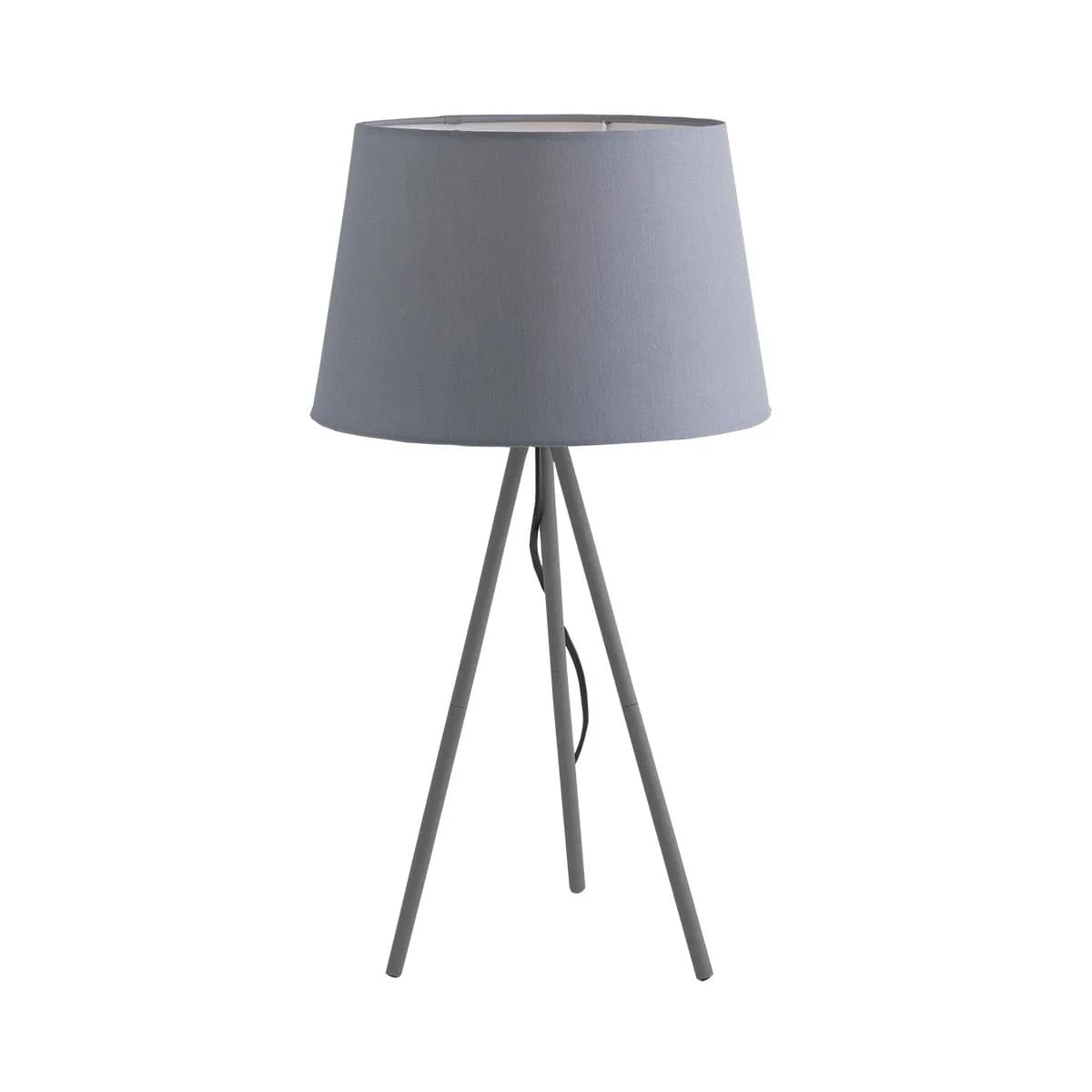 Lampada da Tavolo a treppiede con paralume in tessuto Disponibile in 3 varianti E27 - 17