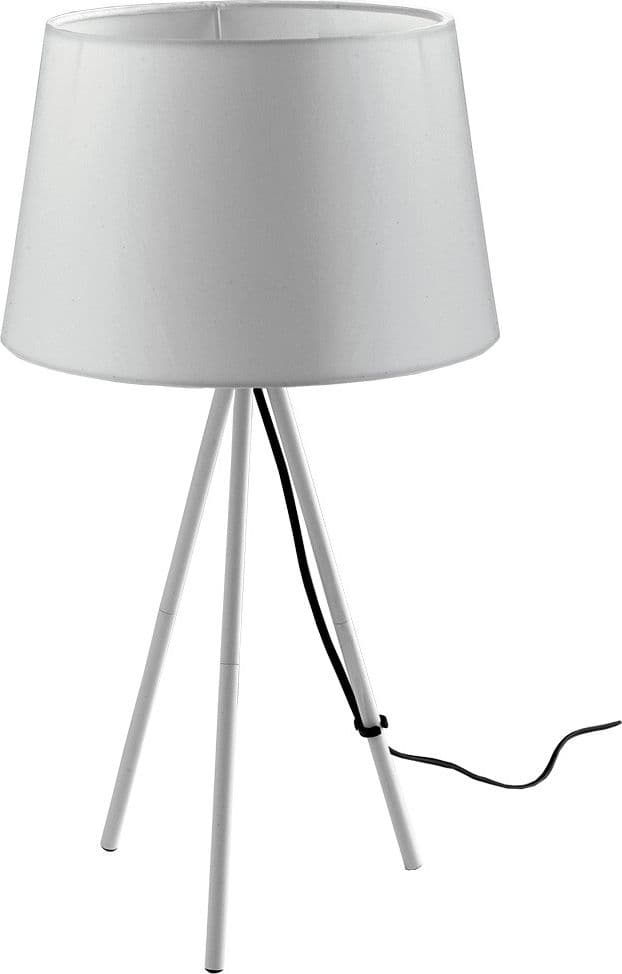 Lampada da Tavolo a treppiede con paralume in tessuto Disponibile in 3 varianti E27 - 3