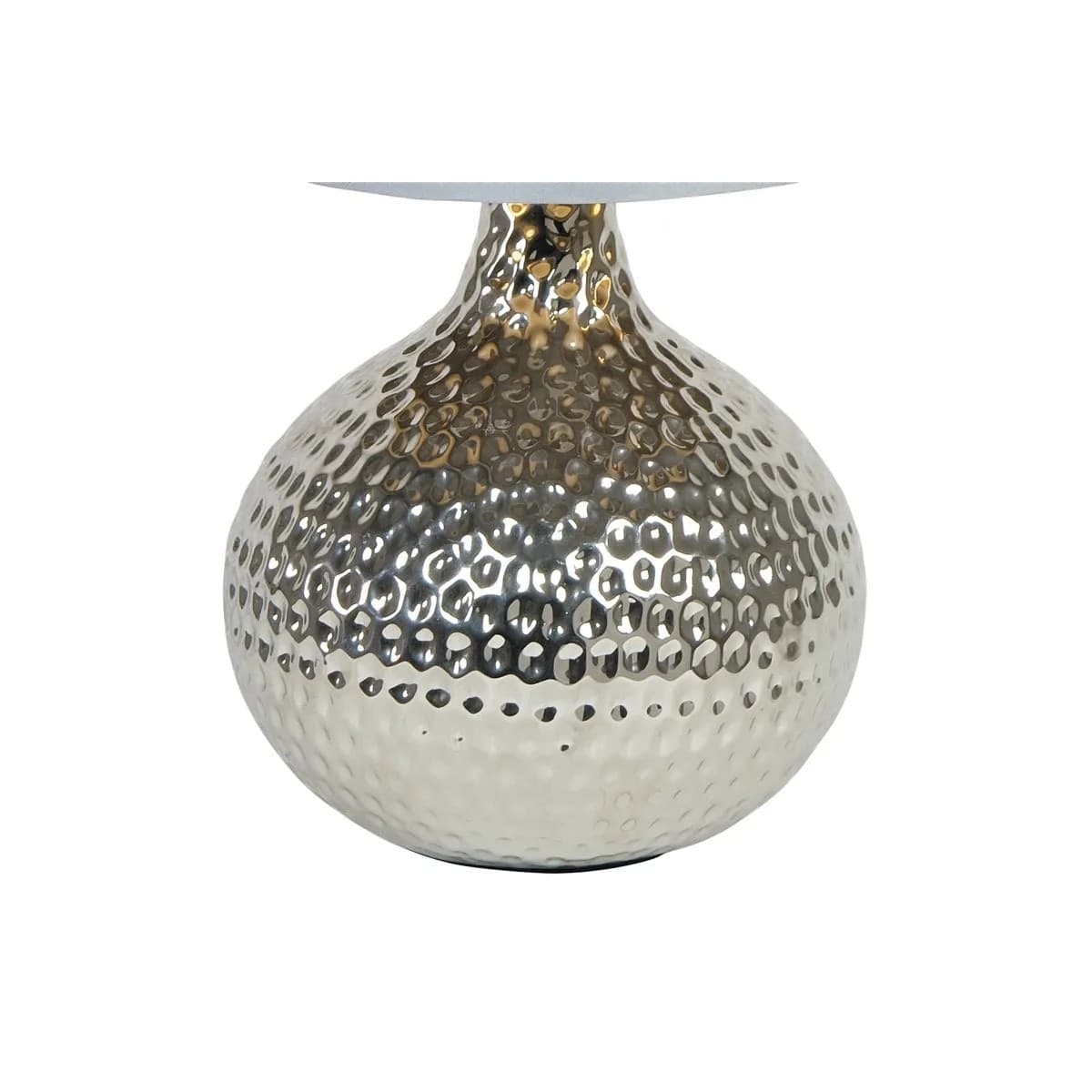 Lampada da Tavolo moderna Adatta per salotto camera o uffici Ceramica disponibile in oro o argento e PVC E14 - 12