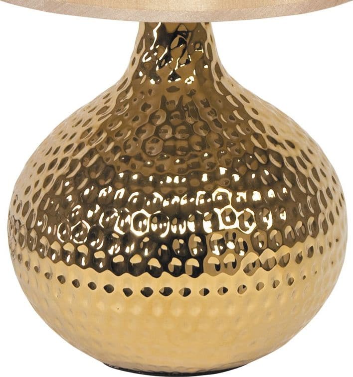 Lampada da Tavolo moderna Adatta per salotto camera o uffici Ceramica disponibile in oro o argento e PVC E14 - 6