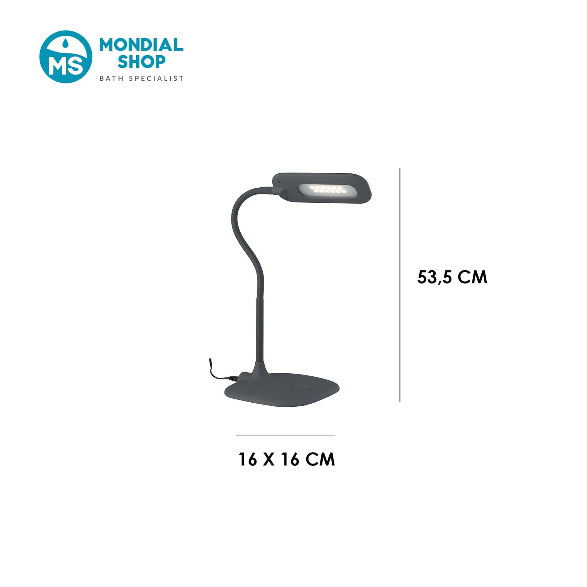 Lampada da Scrivania LED Disponibile in 3 varianti con comandi touch Lume da Lettura Flessibile 4.8W - 15