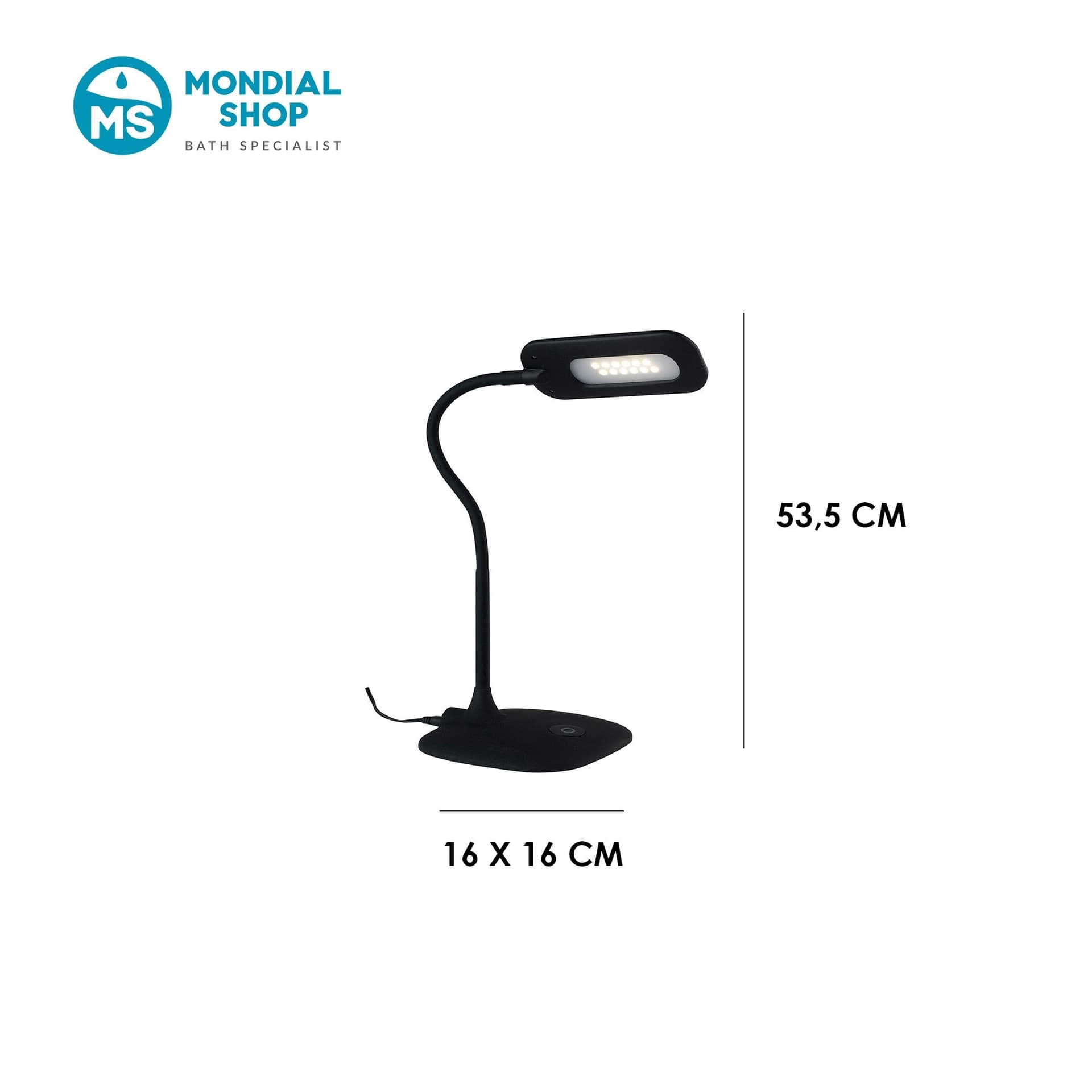 Lampada da Scrivania LED Disponibile in 3 varianti con comandi touch Lume da Lettura Flessibile 4.8W - 3