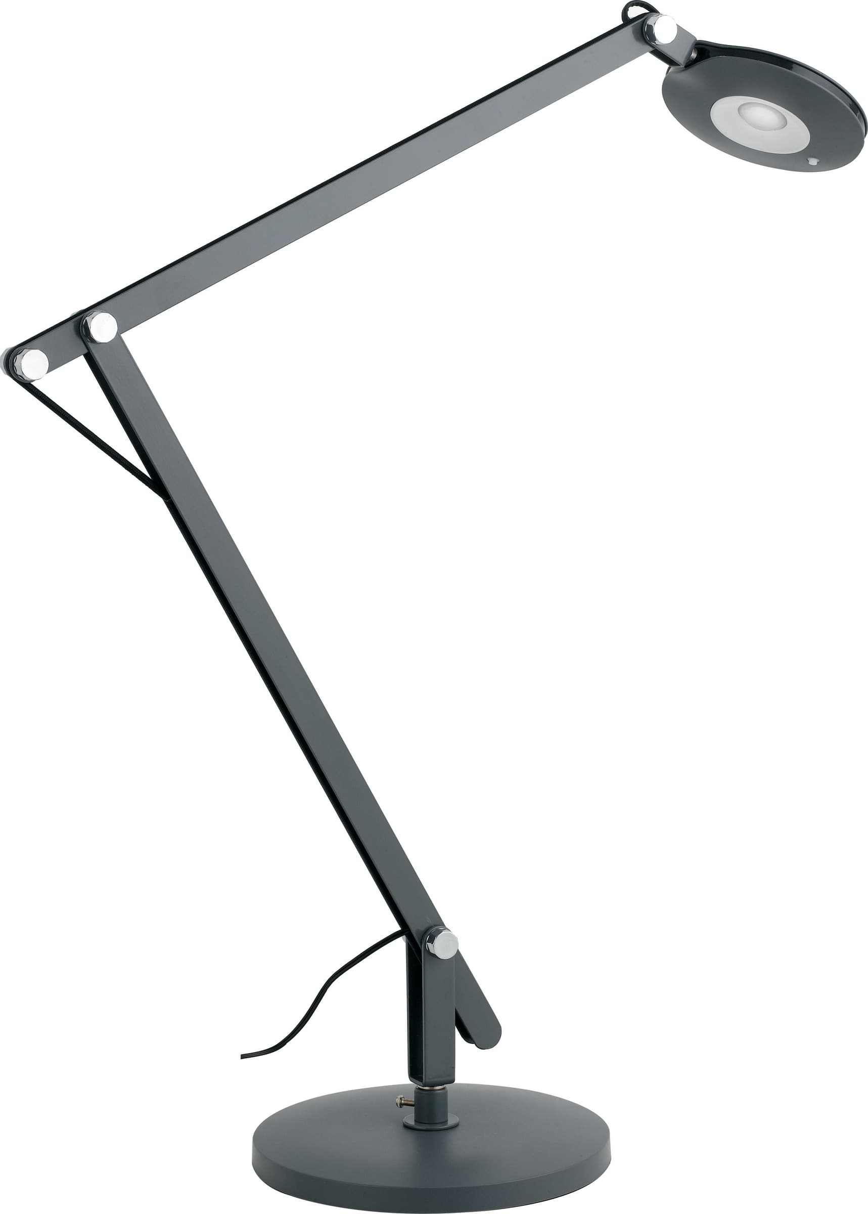 Lampada da Tavolo LED Adatta per uffici o comodini Orientabile Disponibile bianca o grigia 6W