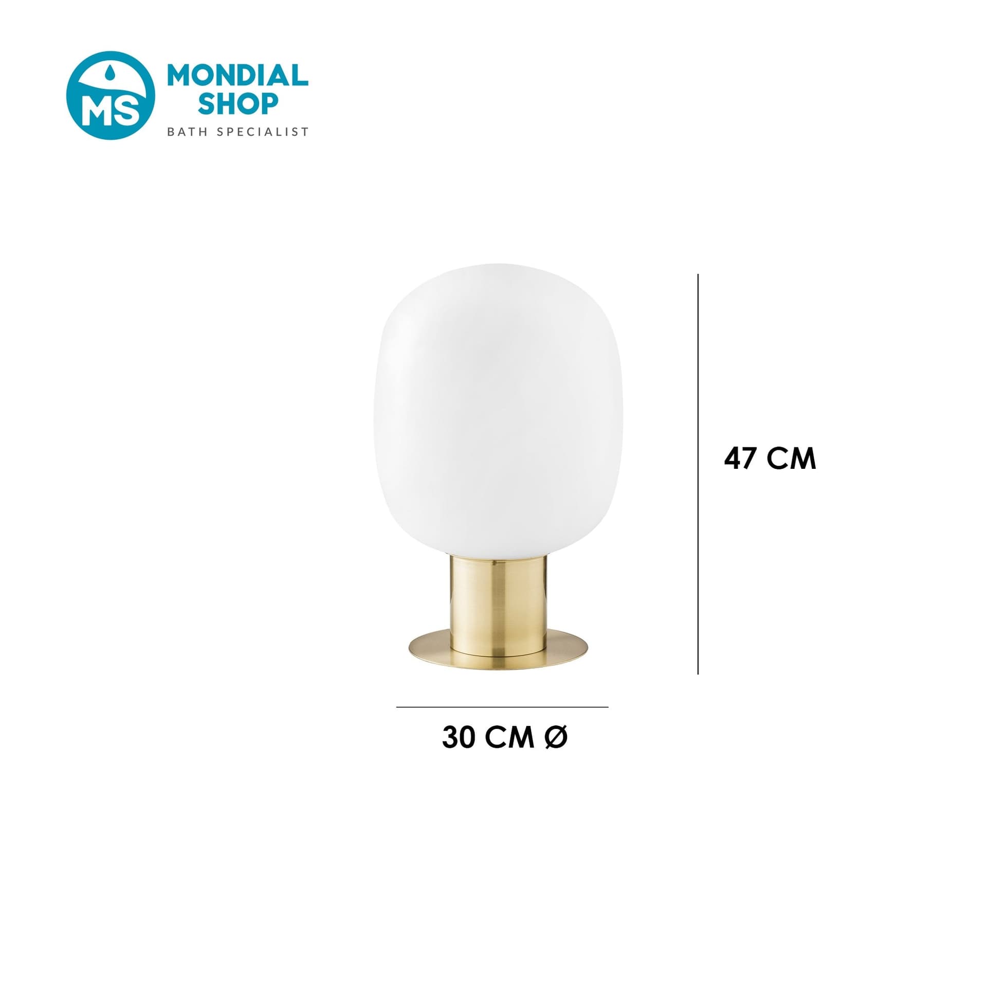 Lampada da Tavolo Disponibile in cromo o oro Design moderno Lume adatto a salotti o uffici E27 - 8