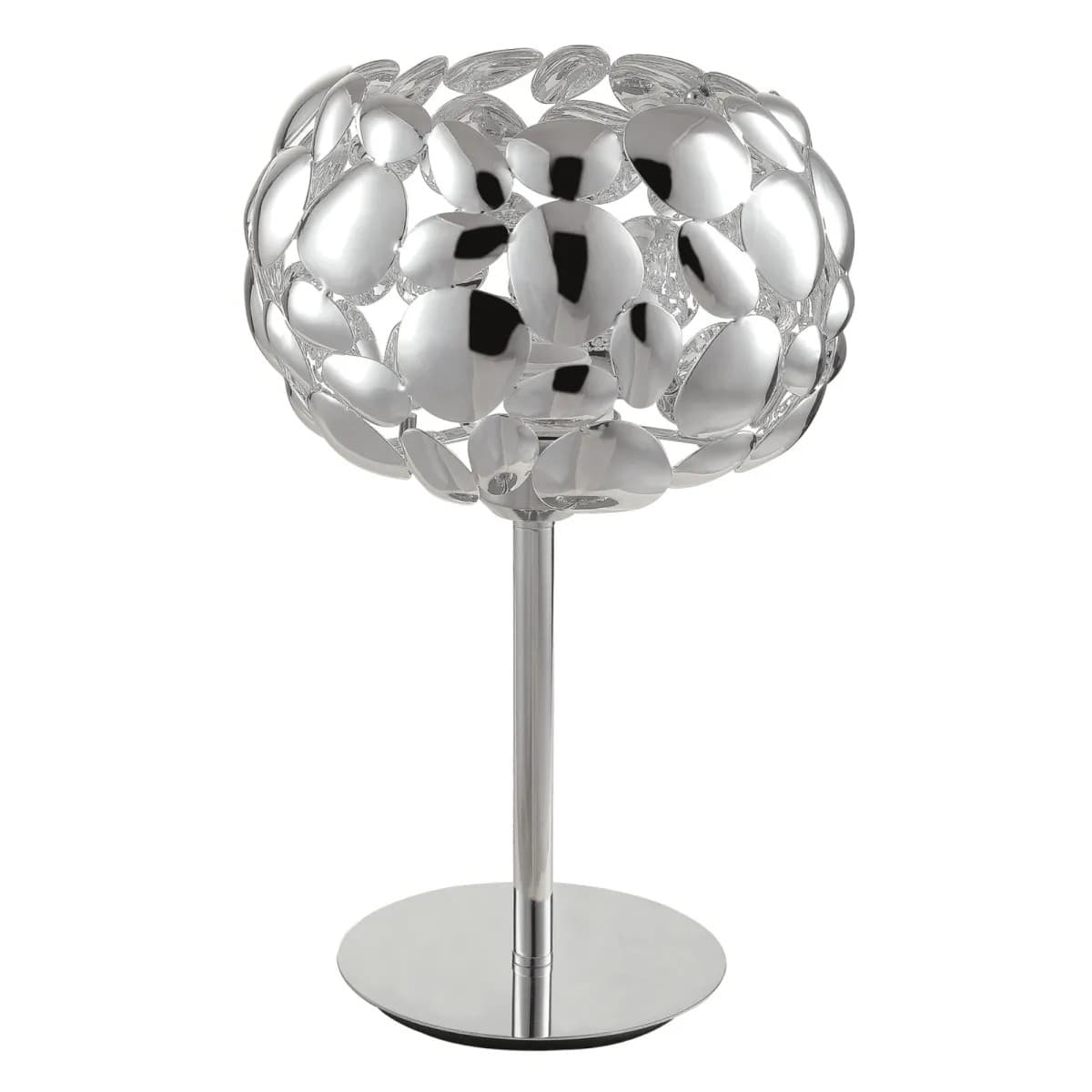 Lampada da Tavolo Design moderna Adatta per soggiorno e camera Disponibile in bianco o cromo E27 - 13