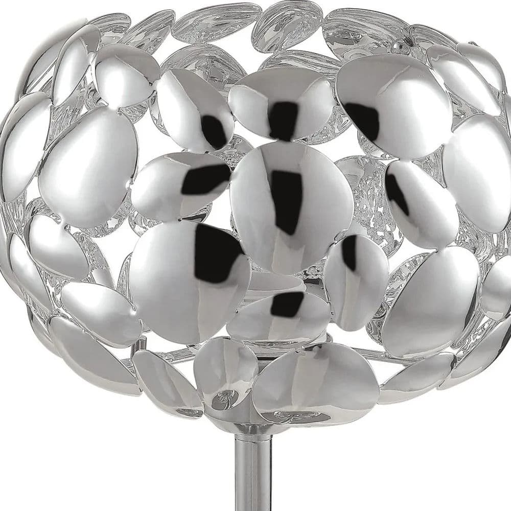 Lampada da Tavolo Design moderna Adatta per soggiorno e camera Disponibile in bianco o cromo E27 - 11