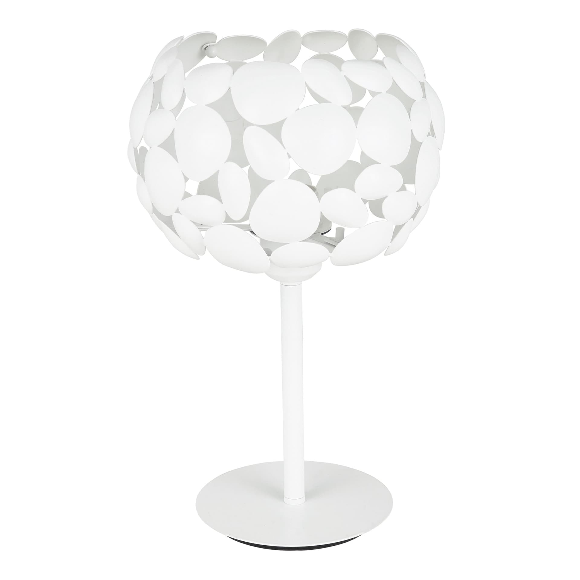 Lampada da Tavolo Design moderna Adatta per soggiorno e camera Disponibile in bianco o cromo E27 - 4