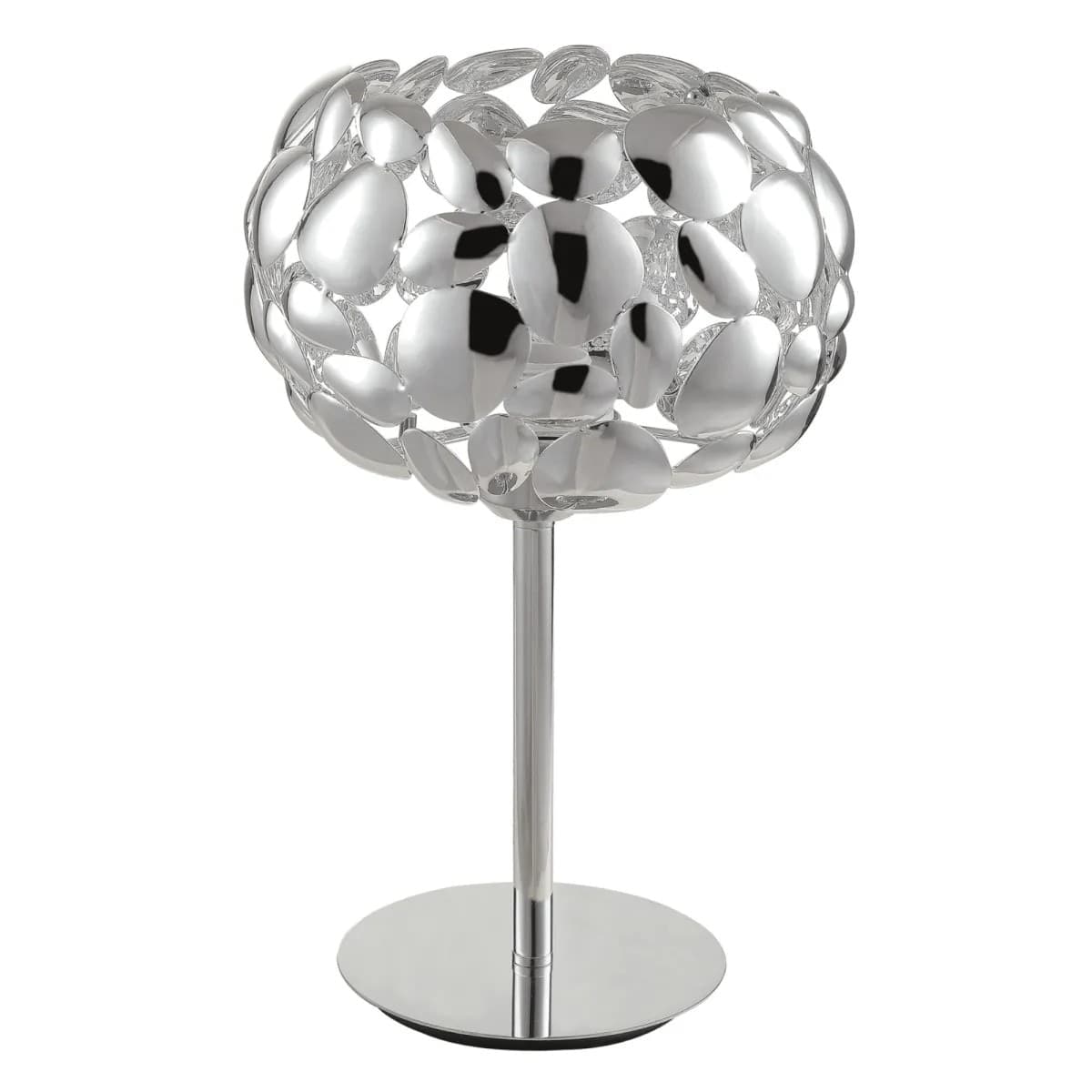 Lampada da Tavolo Design moderna Adatta per soggiorno e camera Disponibile in bianco o cromo E27 - 10