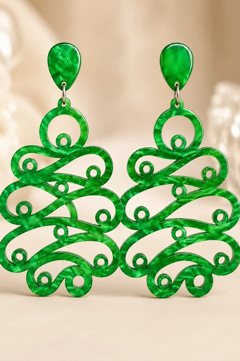 Orecchini pendenti Filigree Cascade - 3