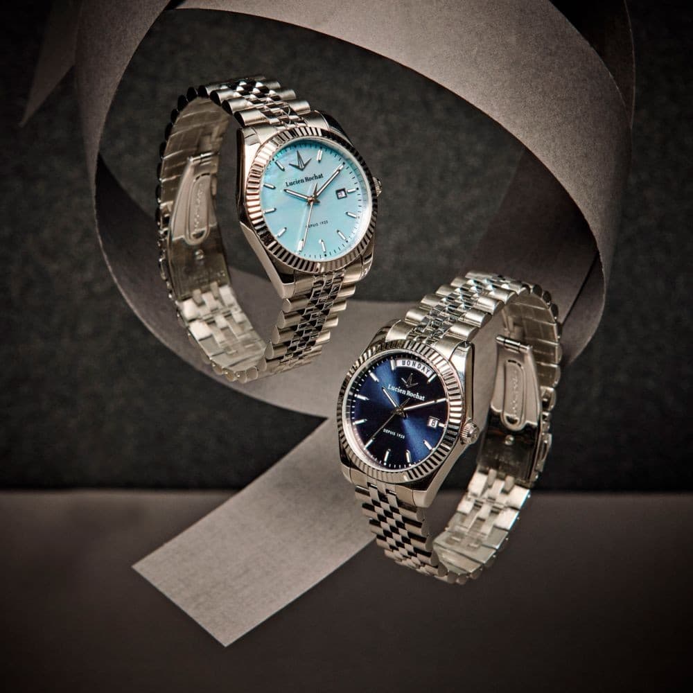 Orologio Lucien Rochat Bienne Donna Blu (R0453124509) - 6