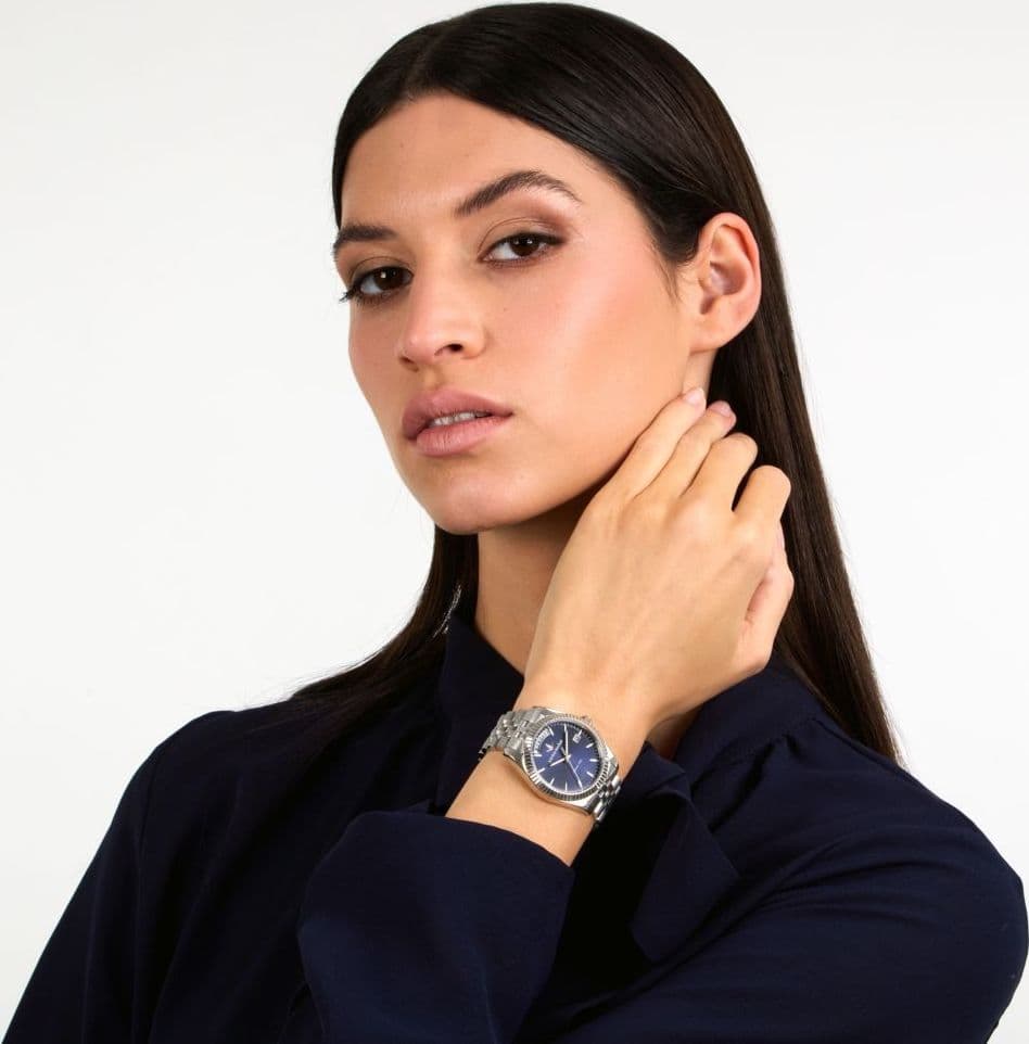 Orologio Lucien Rochat Bienne Donna Blu (R0453124509) - 7