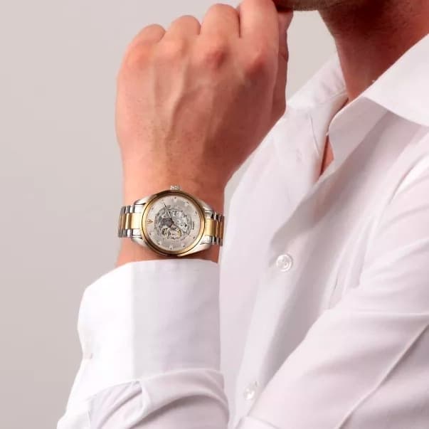 Maserati Traguardo – Orologio Uomo Automatico Bianco e Oro (R8823112004) - 4
