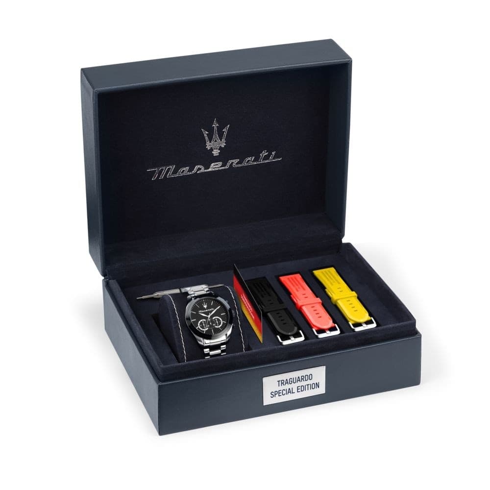 Maserati Traguardo – Cronografo Uomo con Quadrante Nero (R8873612062) - 7