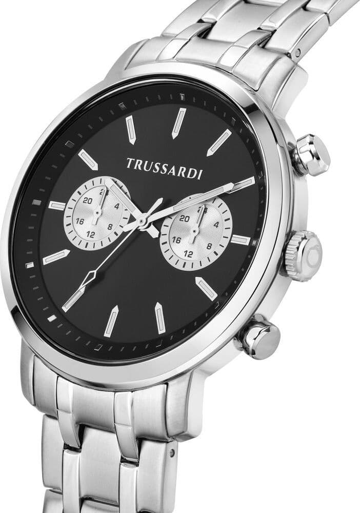 Trussardi T-Couple – Orologio Uomo Acciaio Silver Crono (R2453147003) - 2