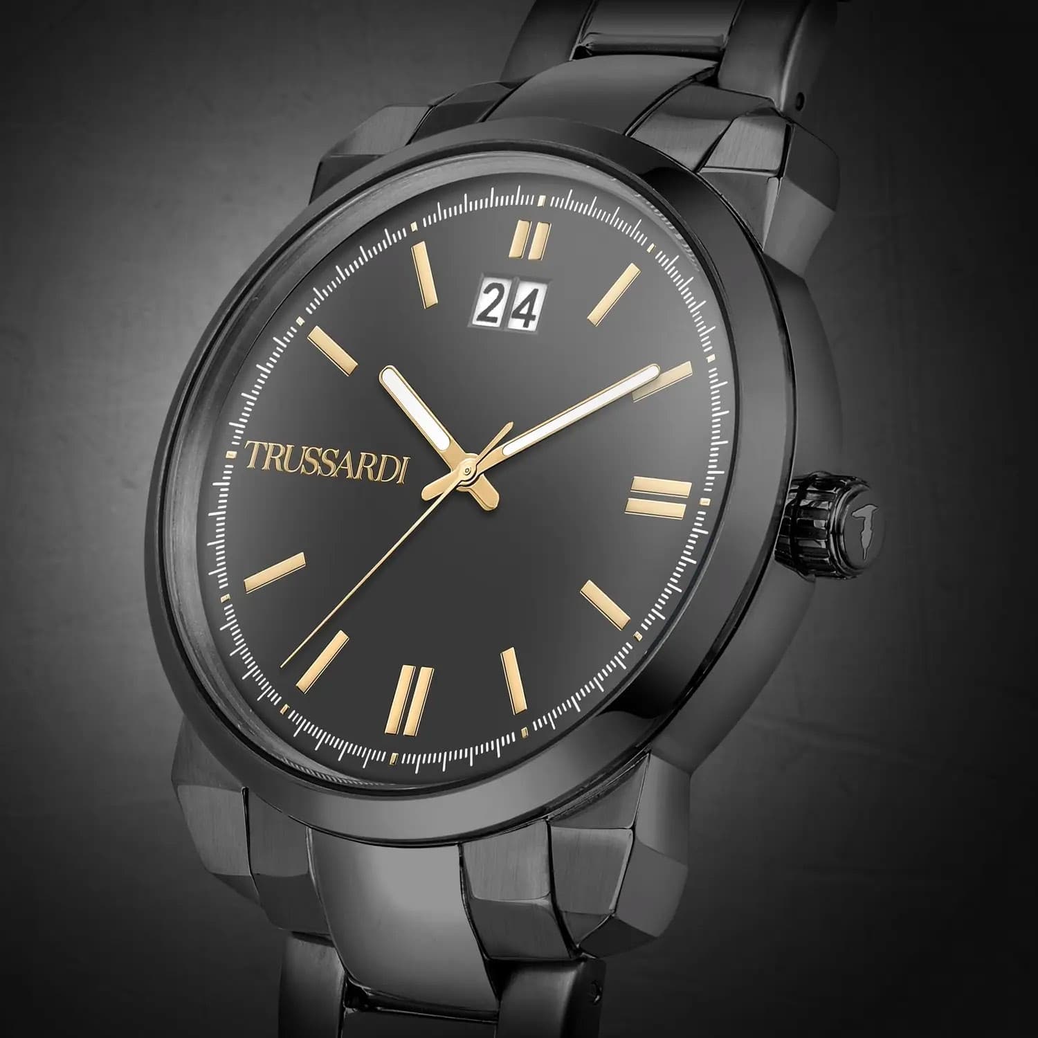 Trussardi T-City – Orologio Uomo Acciaio Brunito con Datario (R2453154004) - 4