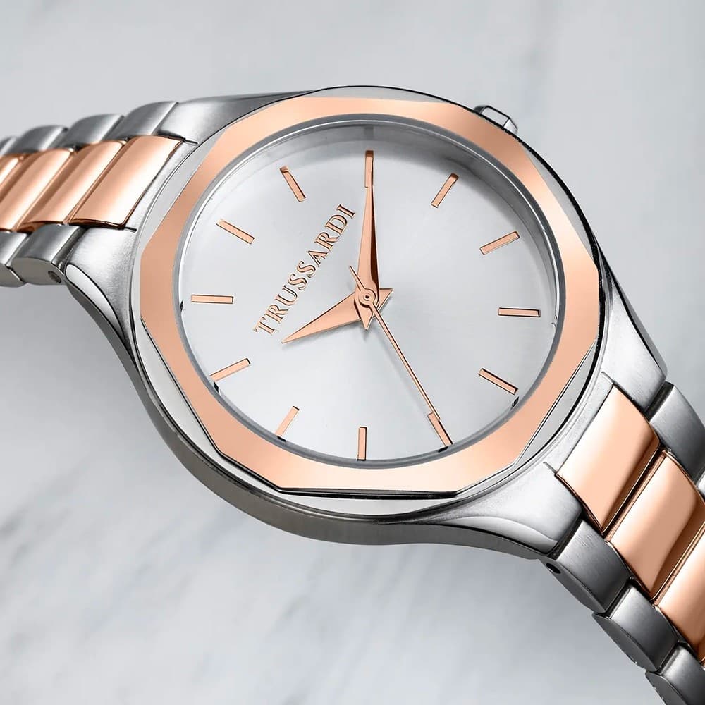 Trussardi Brink – Orologio Donna Bicolore/Silver (R2453157504) - 5