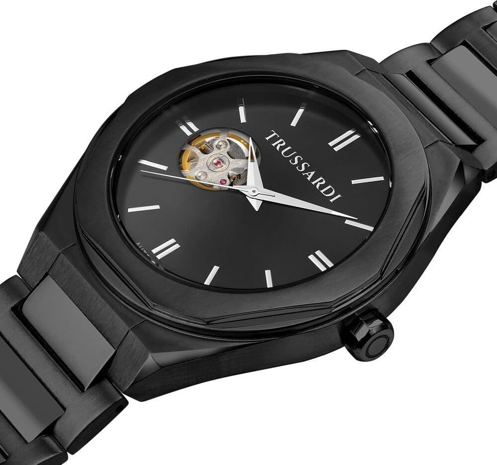 Trussardi Brink – Orologio Uomo Automatico Acciaio Nero (R2423156001) - 5