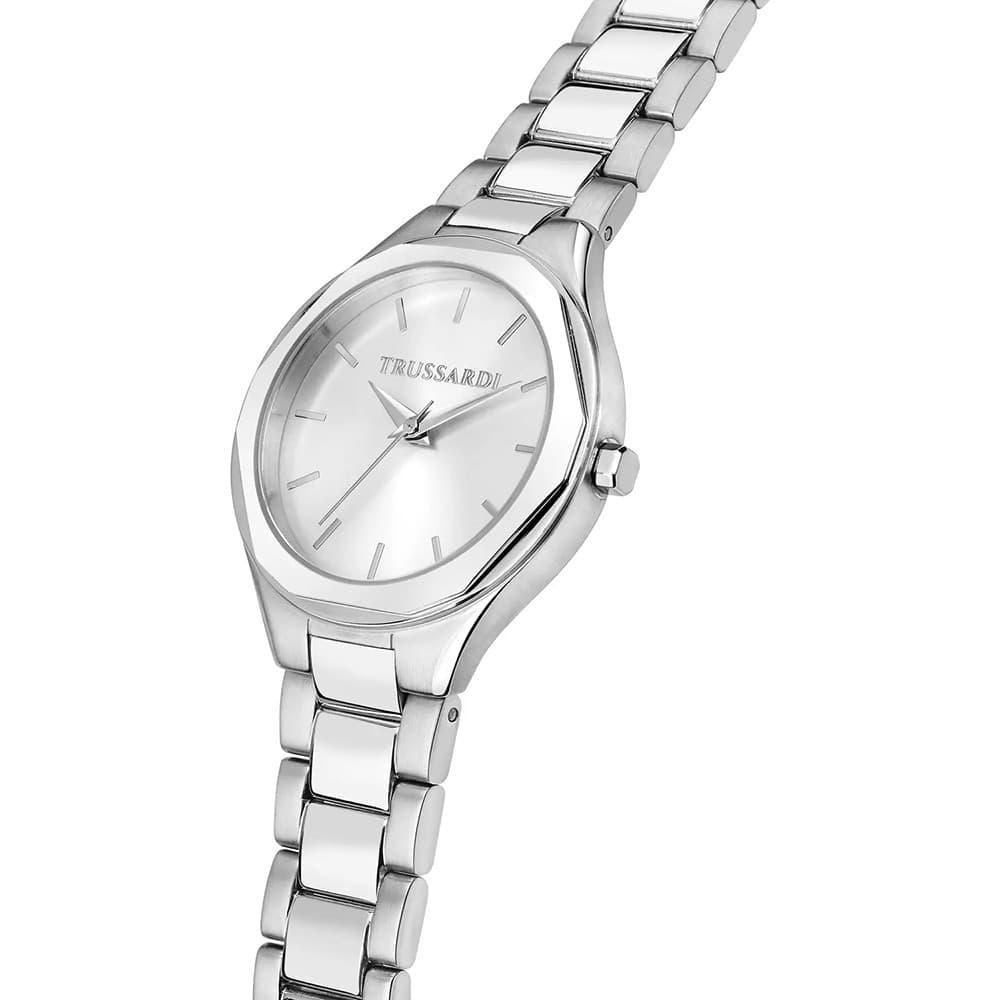 Trussardi Brink – Orologio Donna Acciaio con Porta Documenti (R2453157507) - 2