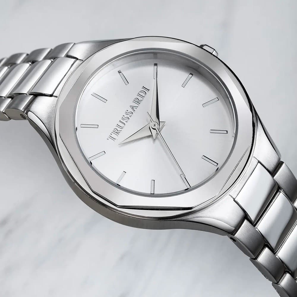 Trussardi Brink – Orologio Donna Acciaio con Porta Documenti (R2453157507) - 5