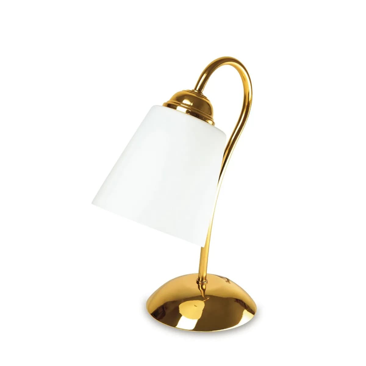 Lampada da Tavolo moderna Disponibile in nichel o oro Design minimal Lume adatto per camere e uffici E14 - 9