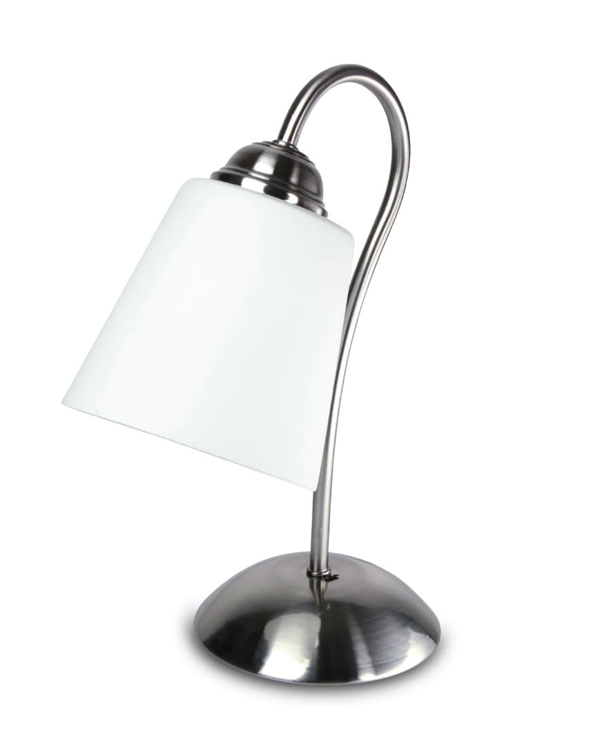 Lampada da Tavolo moderna Disponibile in nichel o oro Design minimal Lume adatto per camere e uffici E14 - 10