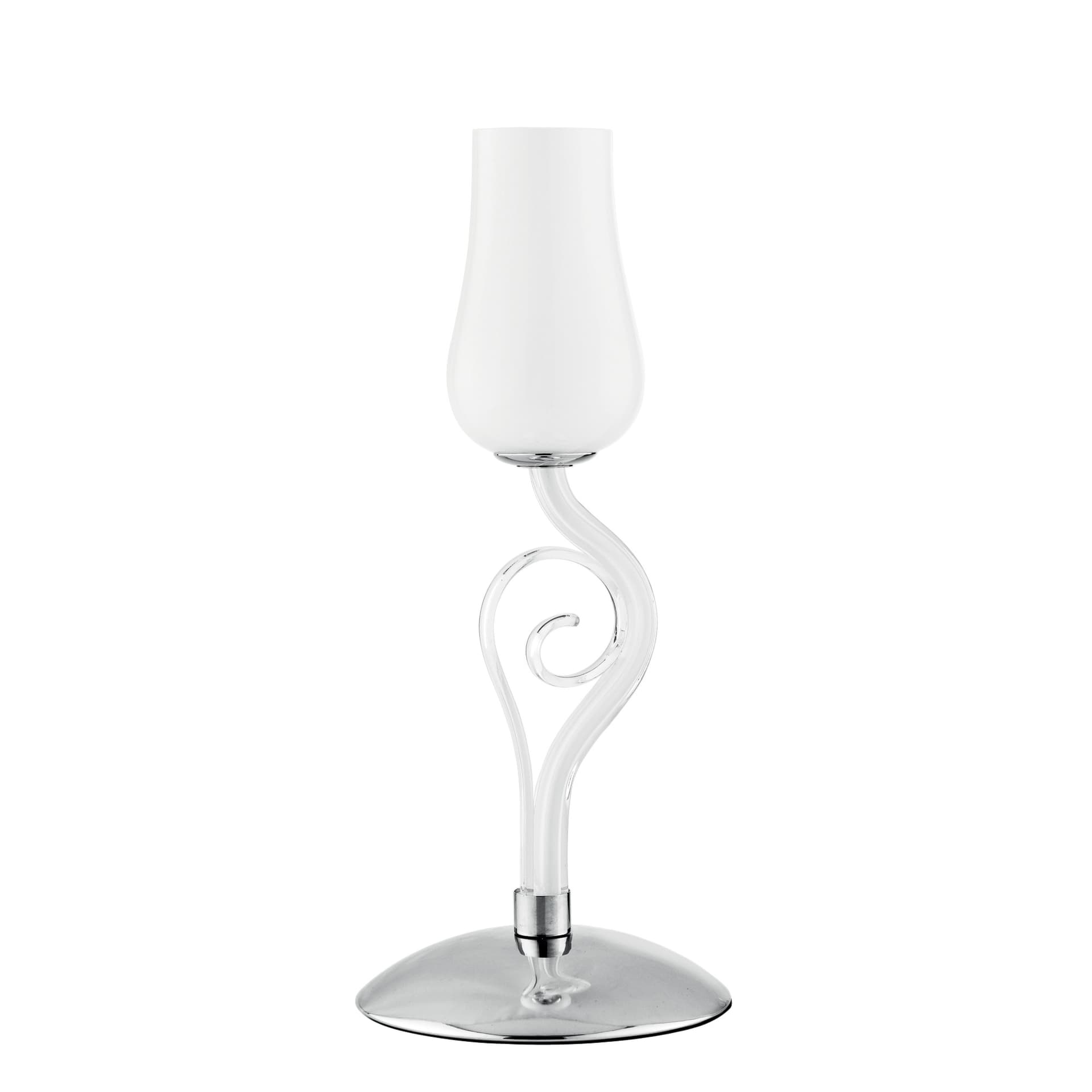Lampada da Tavolo Adatta per camera e salotto Dal design a fiore bianco Disponibile in 2 dimensioni E14 - 10