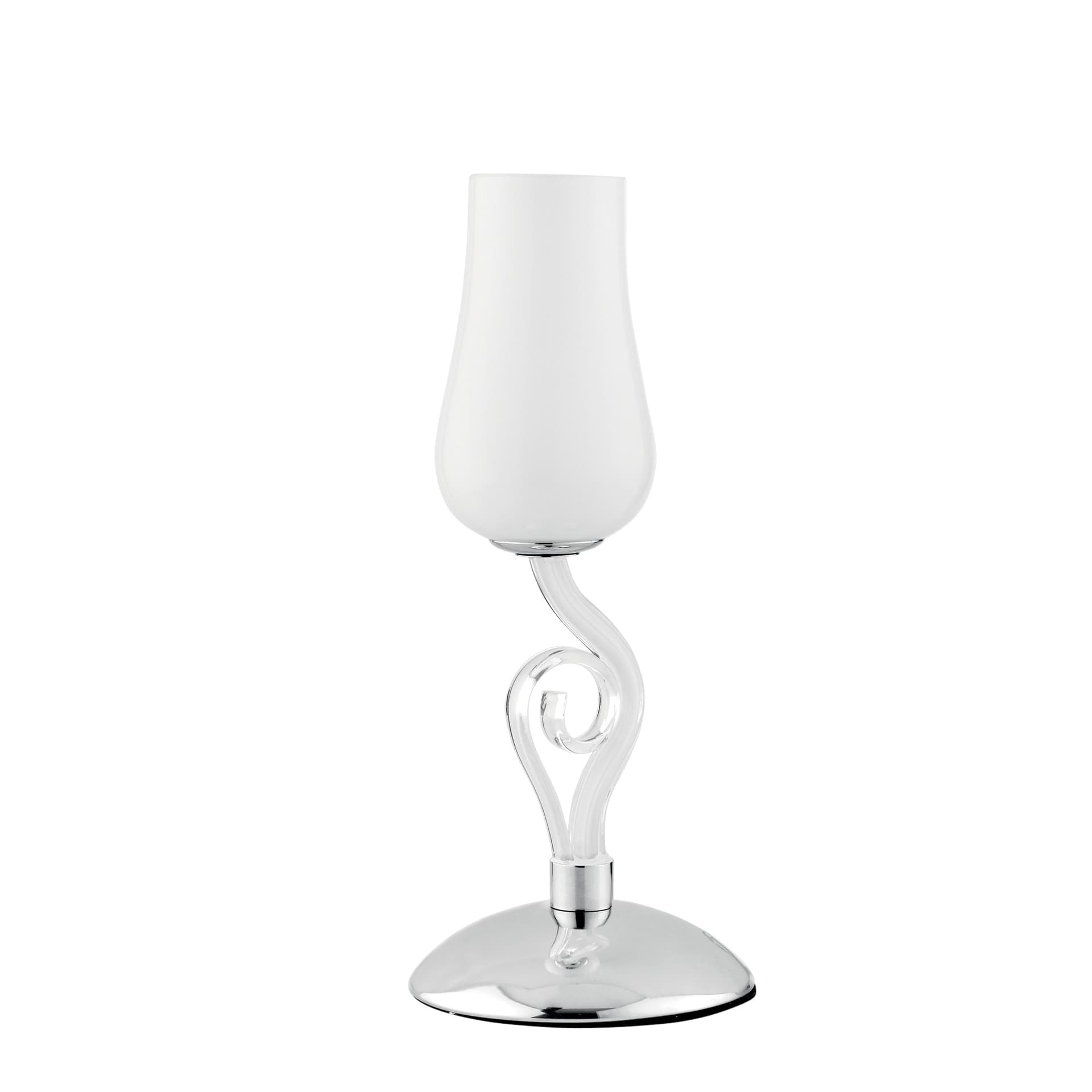 Lampada da Tavolo Adatta per camera e salotto Dal design a fiore bianco Disponibile in 2 dimensioni E14 - 5