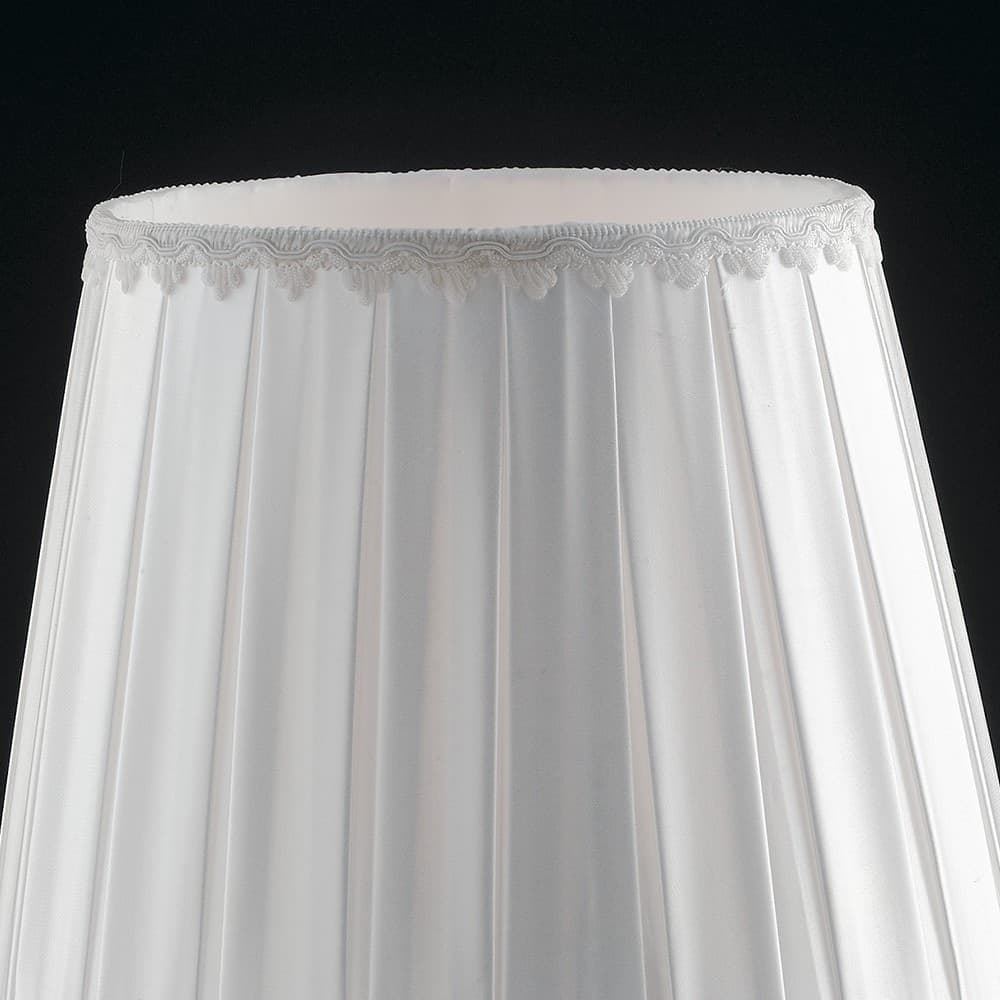 Lume in finitura cromata Vetro cristallo Lampada da Tavolo classica Adatta per camere e salotti E14 - 6