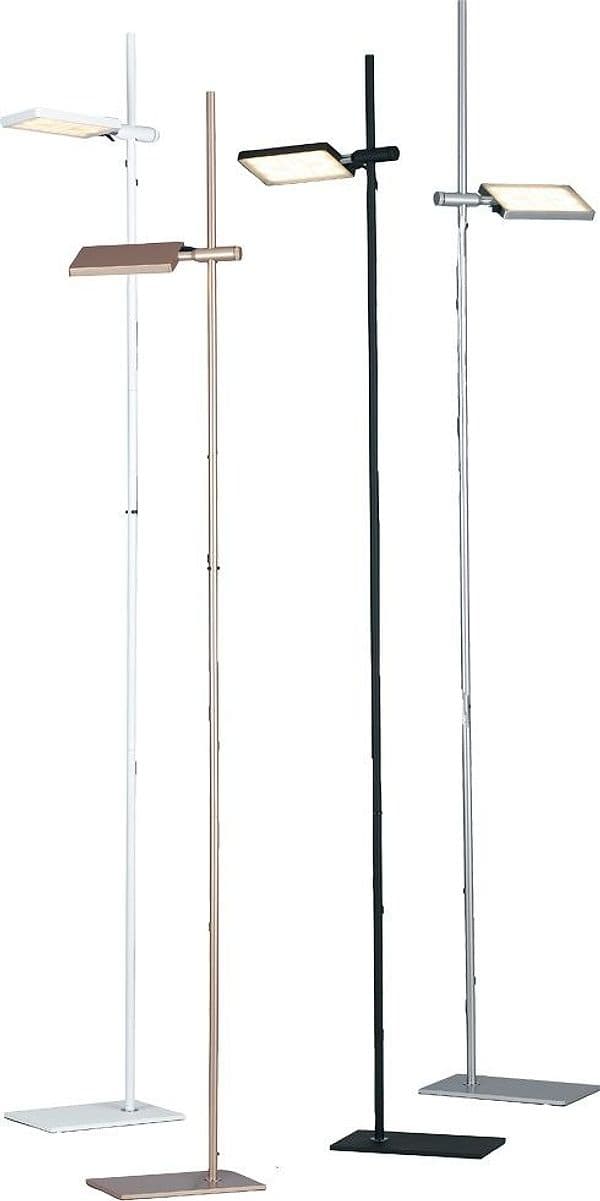 Piantana lampada da terra 17W a led orientabile oro FOLIO - 4