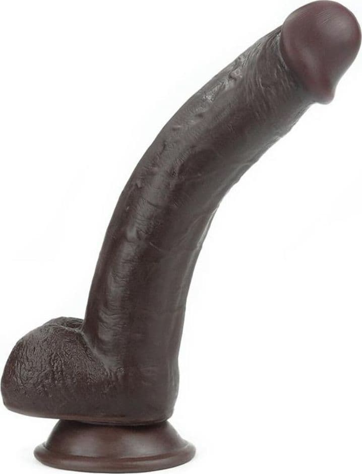 Dildo scorrevole fallo realistico Sliding Skin Dong 9.5" 24cm - 6