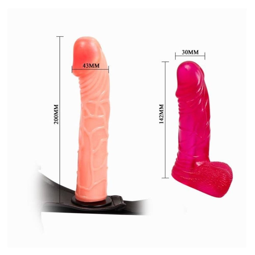 Imbracatura Ultra Passionate Jessica - Strap-On con Doppio Fallo - 3